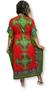Imagem de Vestido Longo Kaftan Plus Size Estampa Arabescos Indiano
