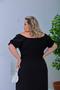 Imagem de Vestido Longo Plus Size Ciganinha Liso 48 Ao 52