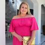 Imagem de Vestido Longo Plus Size Ciganinha Tamanho Grande Estampado Verão