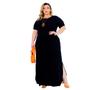 Imagem de Vestido Longo Plus Size Com Fenda