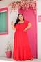 Imagem de Vestido Longo Plus Size Floral Babado Moda Instagram - Eduarda Moda Fashion