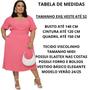 Imagem de Vestido Longuete Midi Plus Size Veste até 52