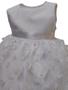 Imagem de Vestido Luxo Bebê Menina Bolero Batizado Branco Lessa B8960