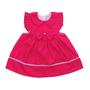 Imagem de Vestido Luxo Bebê Vestido + Faixa+ Sapato Chic Infantil