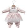 Imagem de Vestido Macacão Bebê Mirela Plush Rosa Beth Bebê