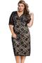 Imagem de Vestido Madrinha Plus Size Renda 79 Festa Formatura Batizado