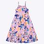 Imagem de Vestido Manga Curta Estampa Floral Infantil Feminino Kyly 1000249