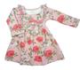 Imagem de Vestido Manga Longa Infantil Rosê Floral - Playground