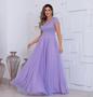 Imagem de Vestido MANOELA Festa Madrinha Debutante Formatura Casamento com renda e tule