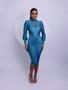 Imagem de Vestido Manuela Midi Gola Alta Manga Longa Trilobal