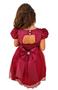 Imagem de Vestido Marie Festa Infantil Luxo Rodado Com Renda Marsala