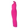 Imagem de Vestido Maxi Feminino Ajustável - Um Ombro, Sem Costas, com Lenço Franzido e Laço Y2K
