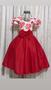 Imagem de Vestido Menina Infantil Elegante Vermelho Verão /Primavera RF02