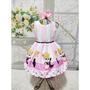 Imagem de Vestido Menina Infantil Luxo Busto Sublimado Poderosa Chefinha RF02