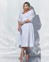 Imagem de Vestido Midi c/bordado Beetop  tam: P cor: branco