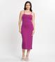 Imagem de Vestido Midi Canelado Select Roxo