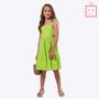 Imagem de Vestido Midi em Laise Verde Infantil Menina Vigat 7867