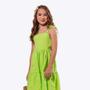 Imagem de Vestido Midi em Laise Verde Infantil Menina Vigat 7867