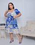 Imagem de Vestido mídi estampado PLUS size