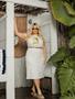 Imagem de Vestido Midi Feminino Branco Fenda Lateral Festa Plus Size Ano Novo Reveillon