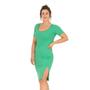 Imagem de Vestido Midi Feminino Canelado com Fenda P-M-G-GG Lavin Basic 31-A