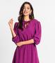 Imagem de Vestido Midi Feminino Manga Longa Endless Roxo