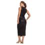 Imagem de Vestido Midi Feminino Rovitex Endless Shiny Preto