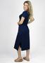 Imagem de Vestido Midi Pau a Pique Básico Azul Marinho