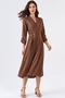 Imagem de Vestido Midi PKS Com Cinto Marrom