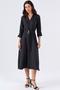 Imagem de Vestido Midi PKS Com Cinto Preto