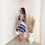 Imagem de Vestido Midi Plus Size 3 Tiras Moda Evangélica Feminina