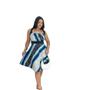 Imagem de Vestido Midi Plus Size 3 Tiras Moda Evangélica Feminina