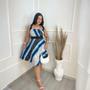 Imagem de Vestido Midi Plus Size 3 Tiras Moda Evangélica Feminina