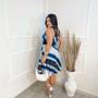 Imagem de Vestido Midi Plus Size 3 Tiras Moda Evangélica Feminina