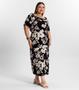 Imagem de Vestido Midi Plus Size Estampado Secret Glam Preto