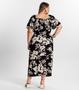 Imagem de Vestido Midi Plus Size Estampado Secret Glam Preto