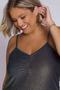 Imagem de Vestido Midi Plus Size Jade Cess - GG - Cinza