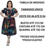 Imagem de Vestido Midi Plus Size Moda Tamanho Grande Blogueira Floral