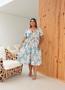 Imagem de Vestido midi Rayssa com manguinha tecido Duna plus size FORMA GRANDE