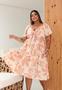 Imagem de Vestido midi Rayssa com manguinha tecido Duna plus size FORMA GRANDE