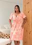 Imagem de Vestido midi Rayssa com manguinha tecido Duna plus size FORMA GRANDE