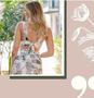 Imagem de Vestido Midi Tropical fashion com detalhe zíper frontal Tamanho P veste M