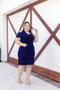 Imagem de Vestido Midi Viscolycra Ombro De Fora Plus Size