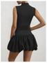 Imagem de Vestido Mini Bubble Preto Milumia - Sem Mangas