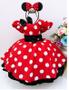 Imagem de Vestido Minnie mini  Festa aniversario Minnie biola Branca  JM0077