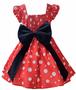 Imagem de Vestido Minnie Vermelho de Bolinhas Festa Infantil