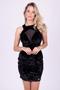 Imagem de Vestido Miss Misses tule frente Preto  / P - NUM. 36-38