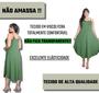 Imagem de Vestido Moda Jovem Evangélico Midi Elegante Assimétrico