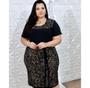 Imagem de Vestido Moda Plus Size Evangelica Social Rodado Rodado Feminino Liso Oferta