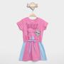 Imagem de Vestido Moletinho Infantil For Girl Estampado